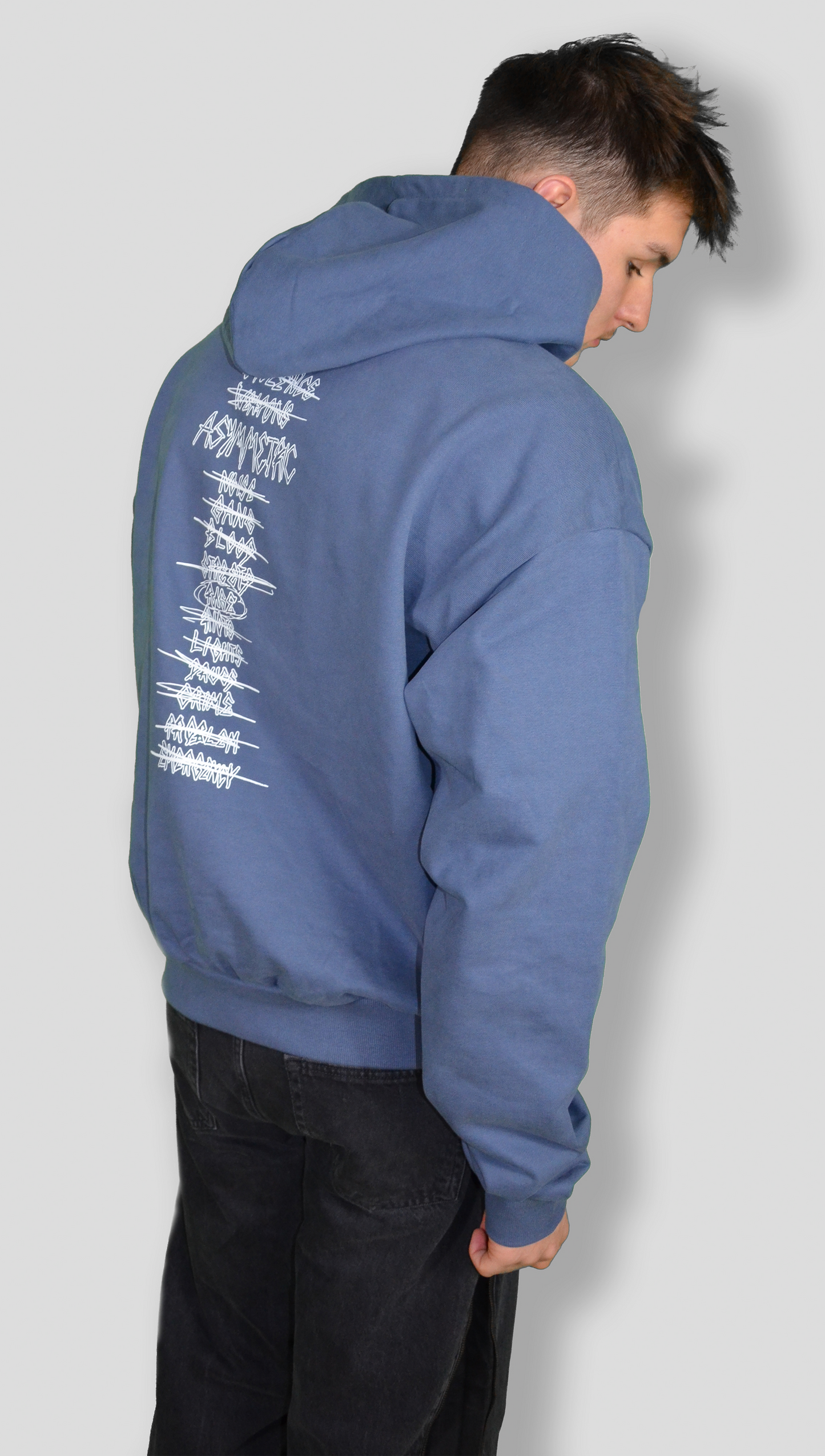 RAGE HOODIE I VINTAGE BLUE