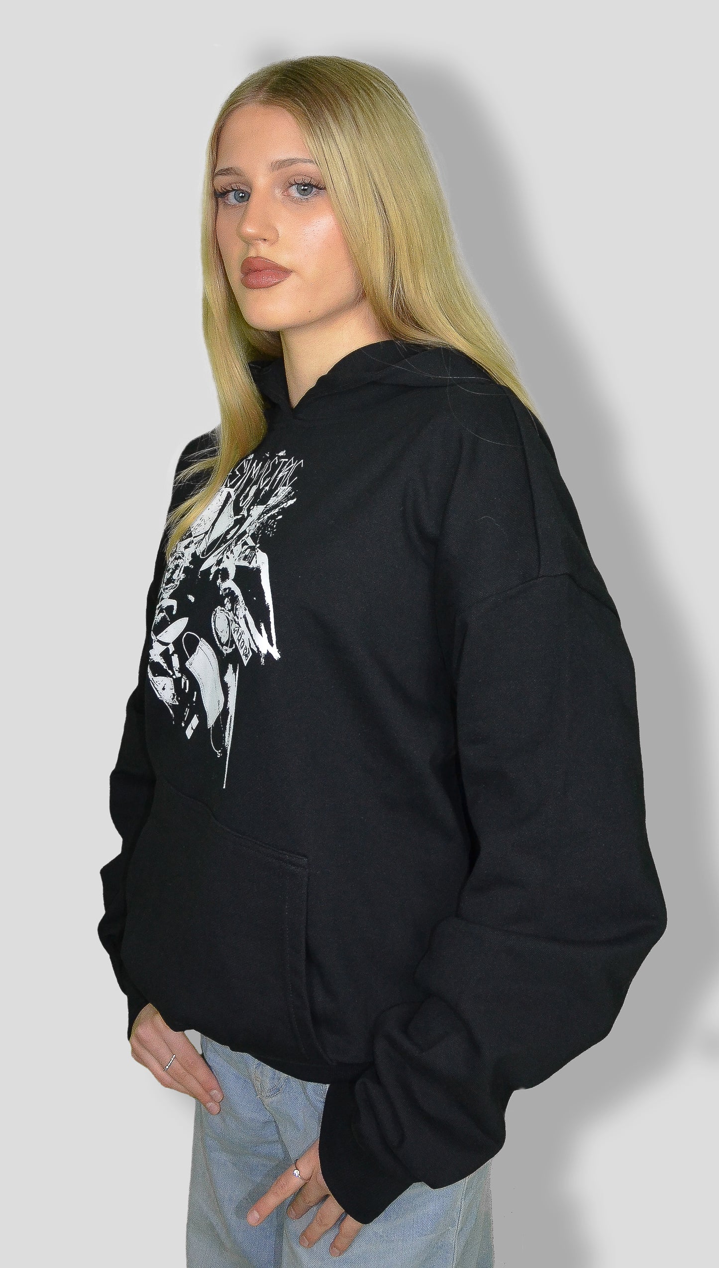 RAGE HOODIE I BLACK